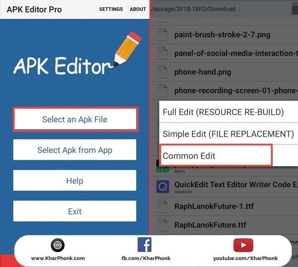 حل مشكلة التطبيق ليس مثبتا بإستعمال apk Editor